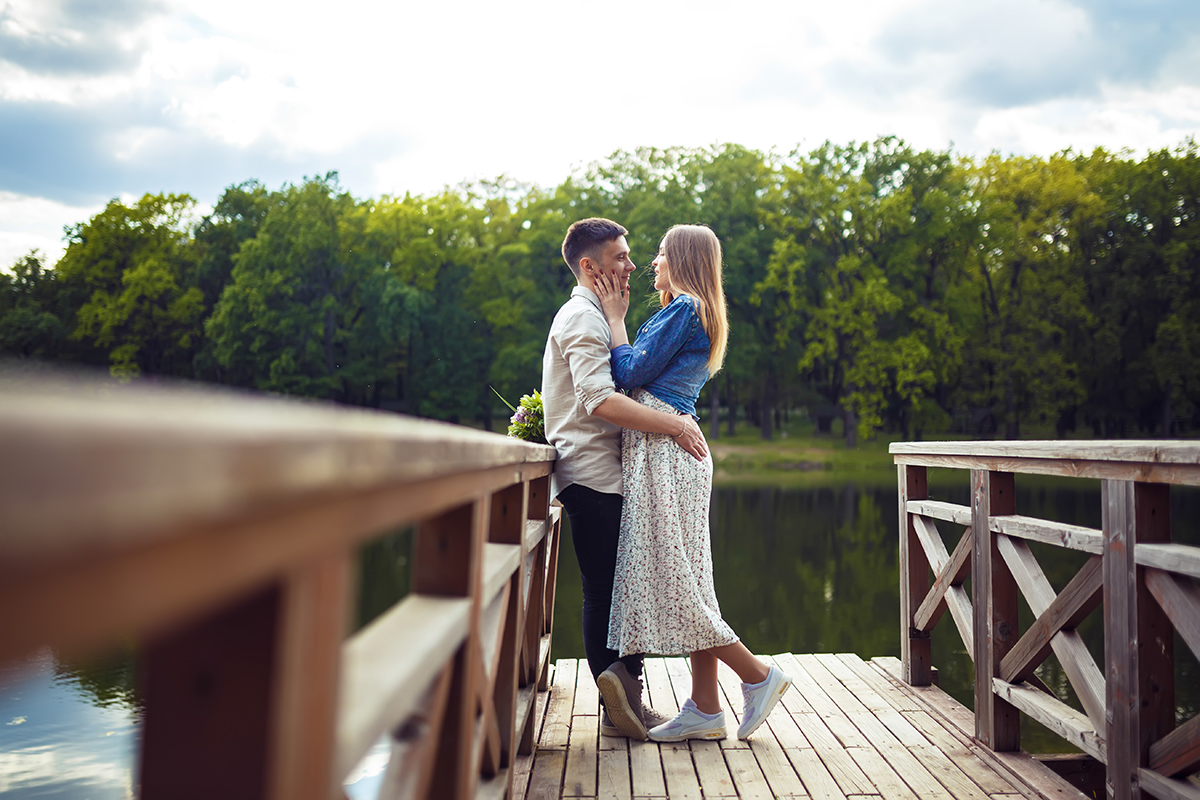 Couple spending quality time