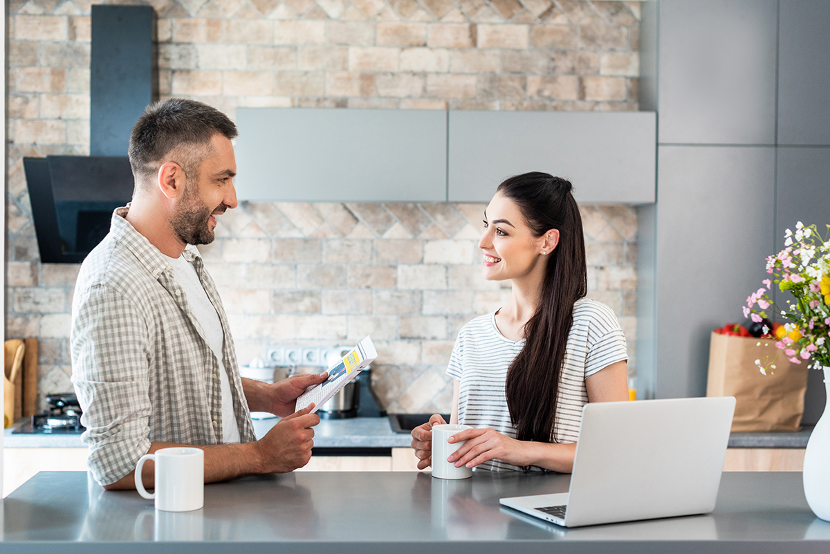 Two people engaging in a healthy and respectful conversation, showcasing the positive impact of self-love in relationships