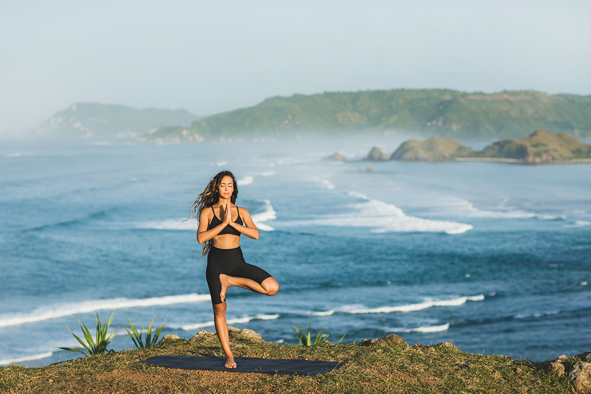 Woman practicing mindfulness as a coping strategy for dealing with infidelity