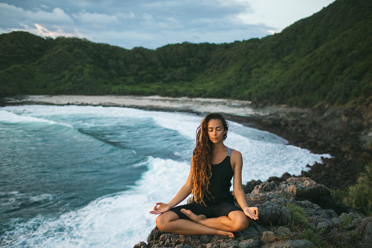 Person practicing mindfulness