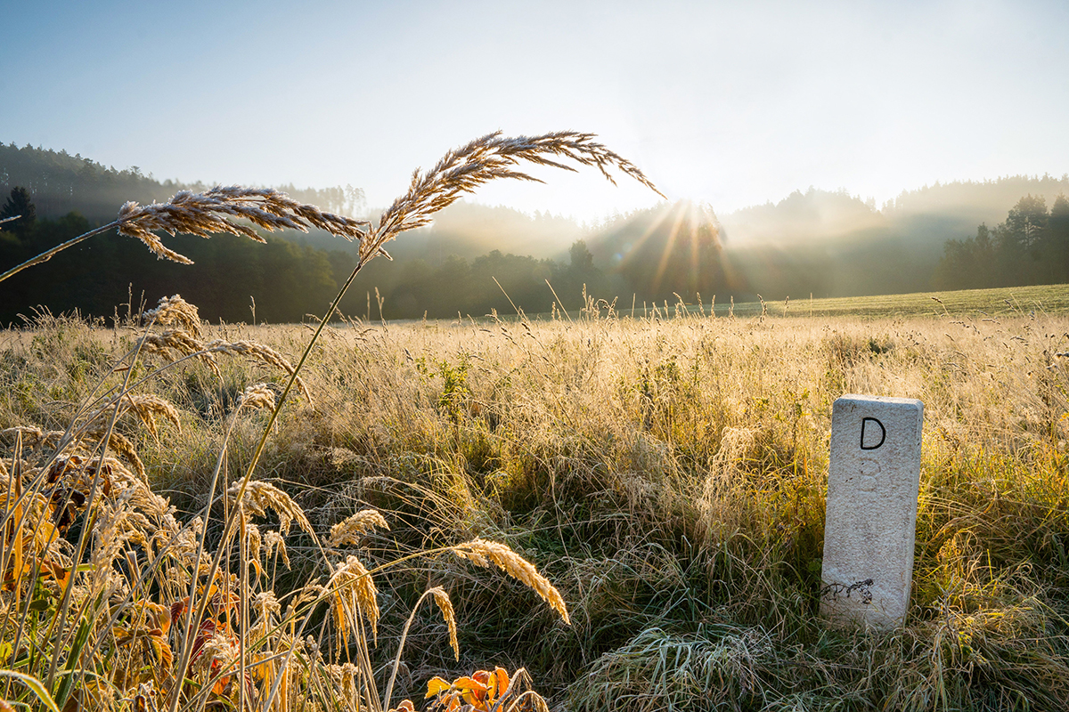 Boundary stones representing communication boundaries