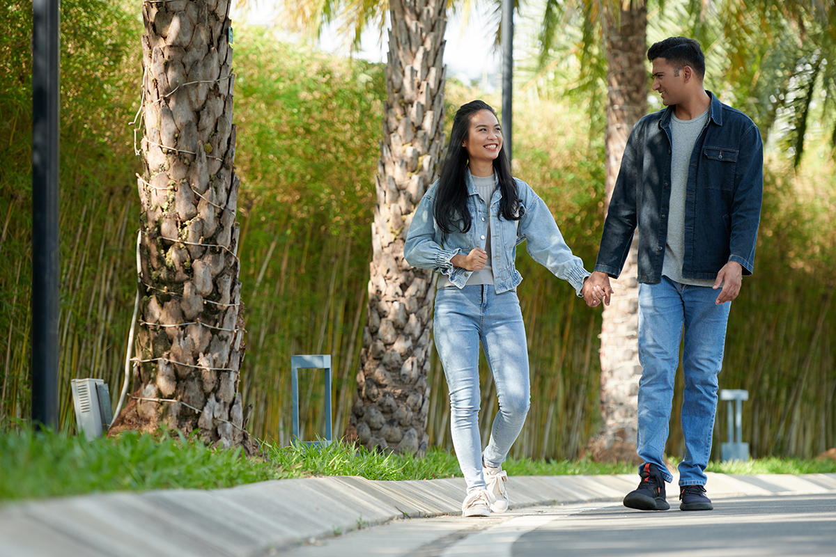 Couple enjoying the continuity of their rejuvenated relationship