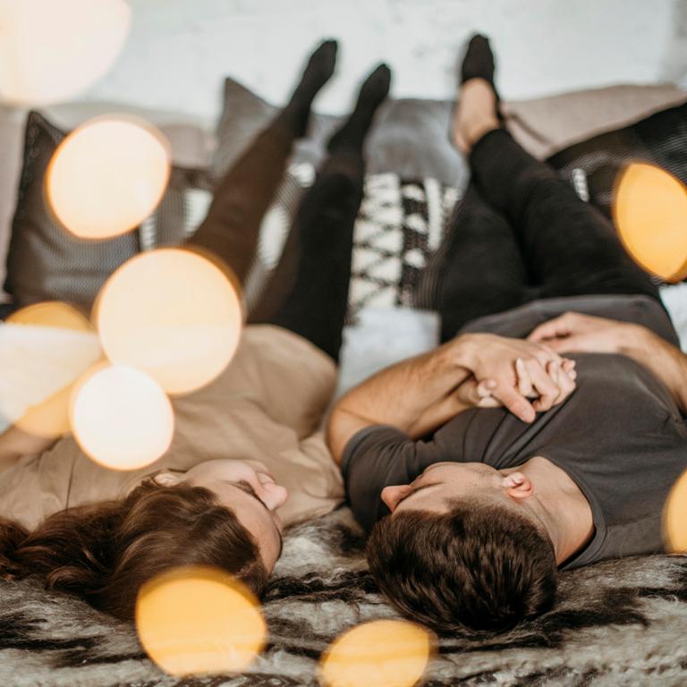 Couple sharing feelings and concerns with each other