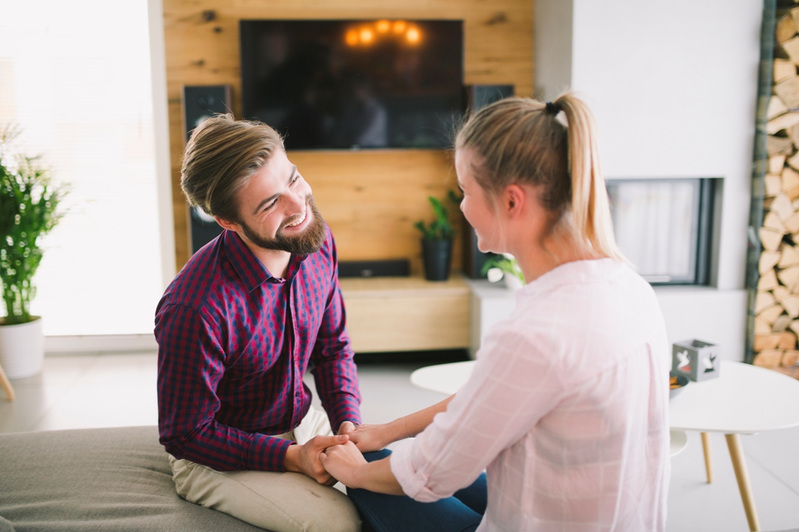 Couple assessing their relationship