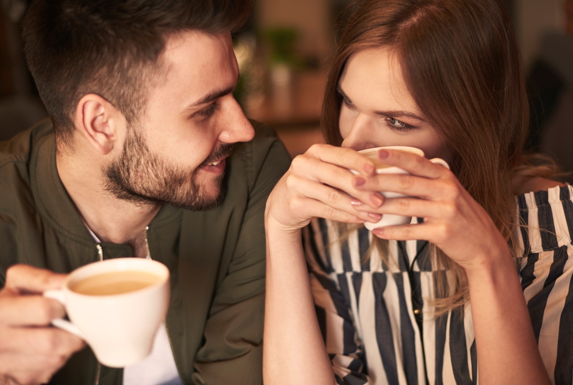 Couple communicating