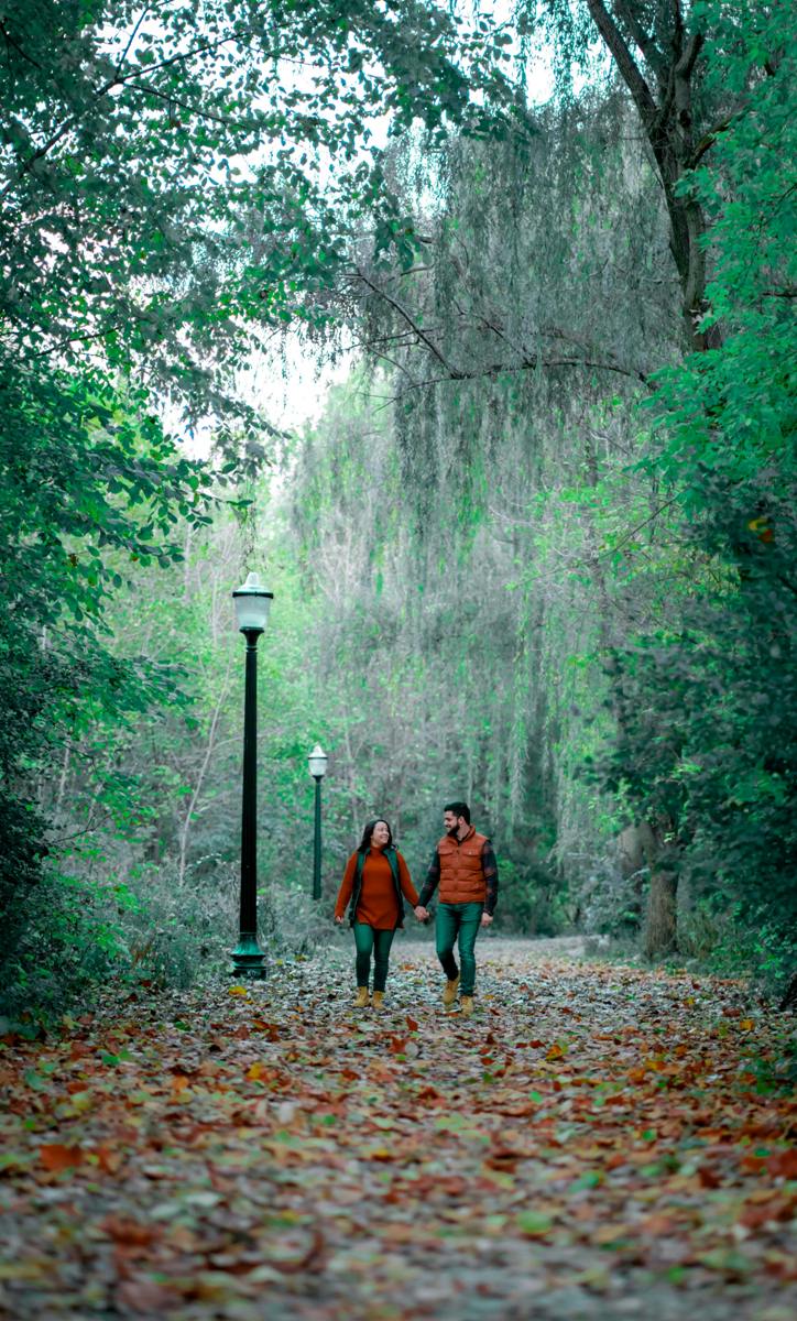 Couple Walking in Nature