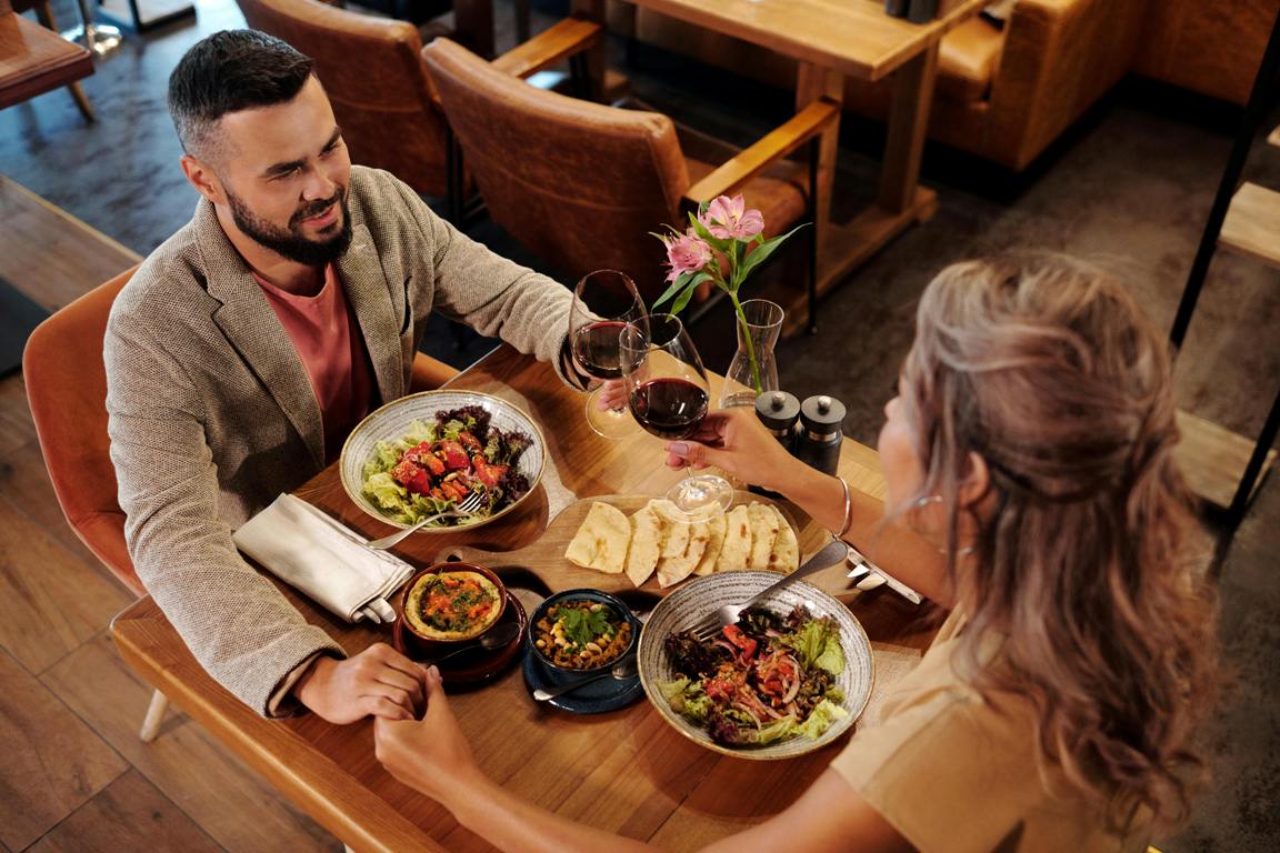 Couple Having Dinner