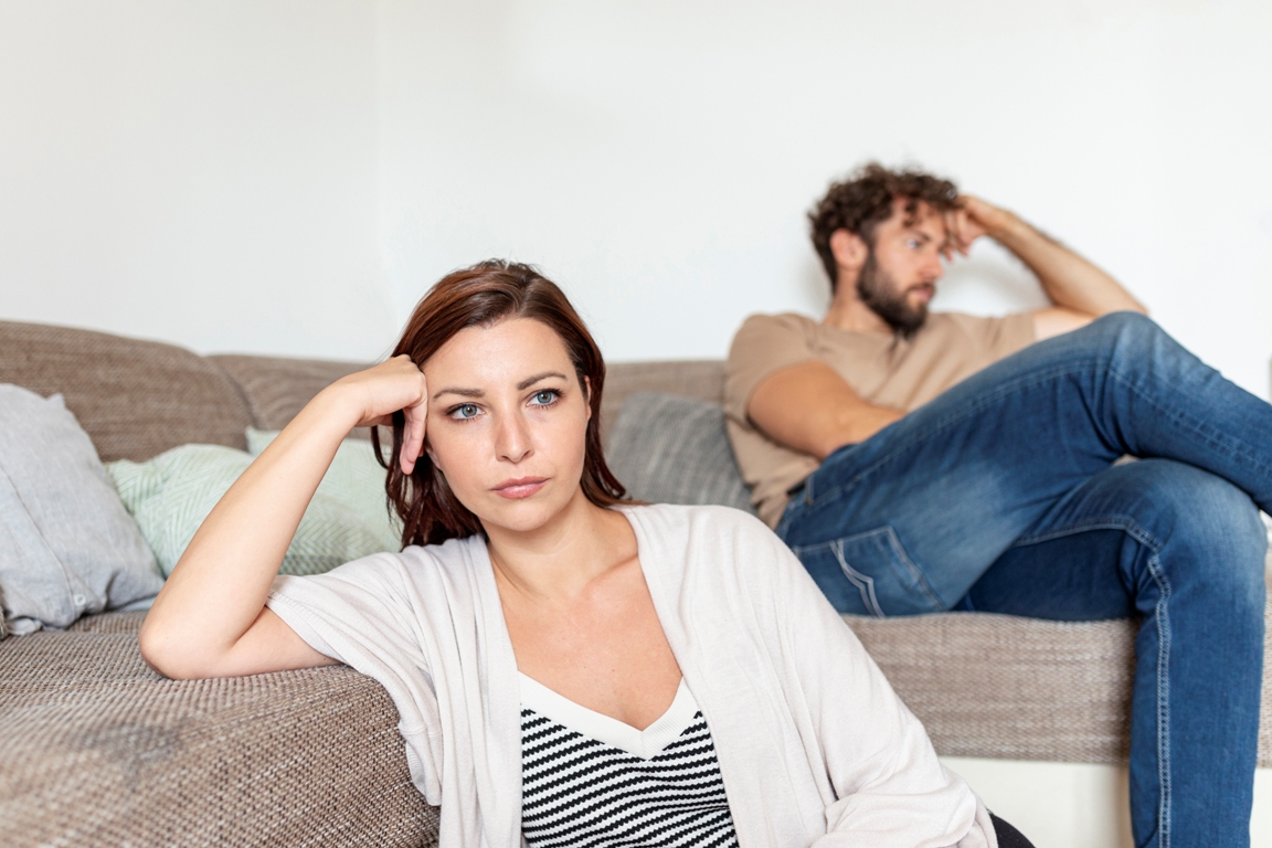 Couple having a disagreement