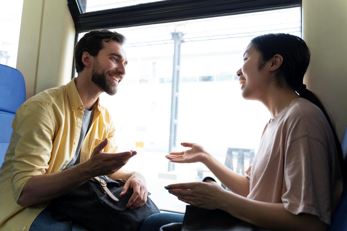 Couple discussing relationship issues