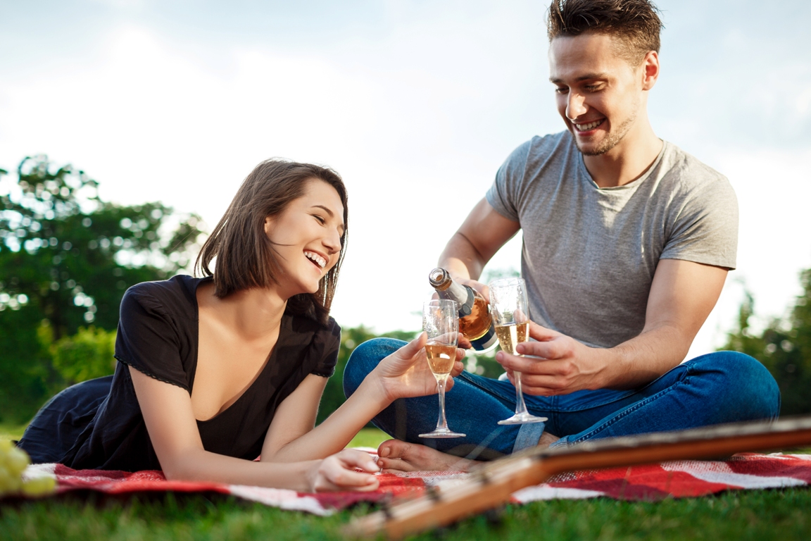 Happy couple enjoying time together