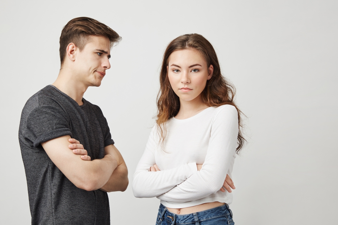 Couple in conflict