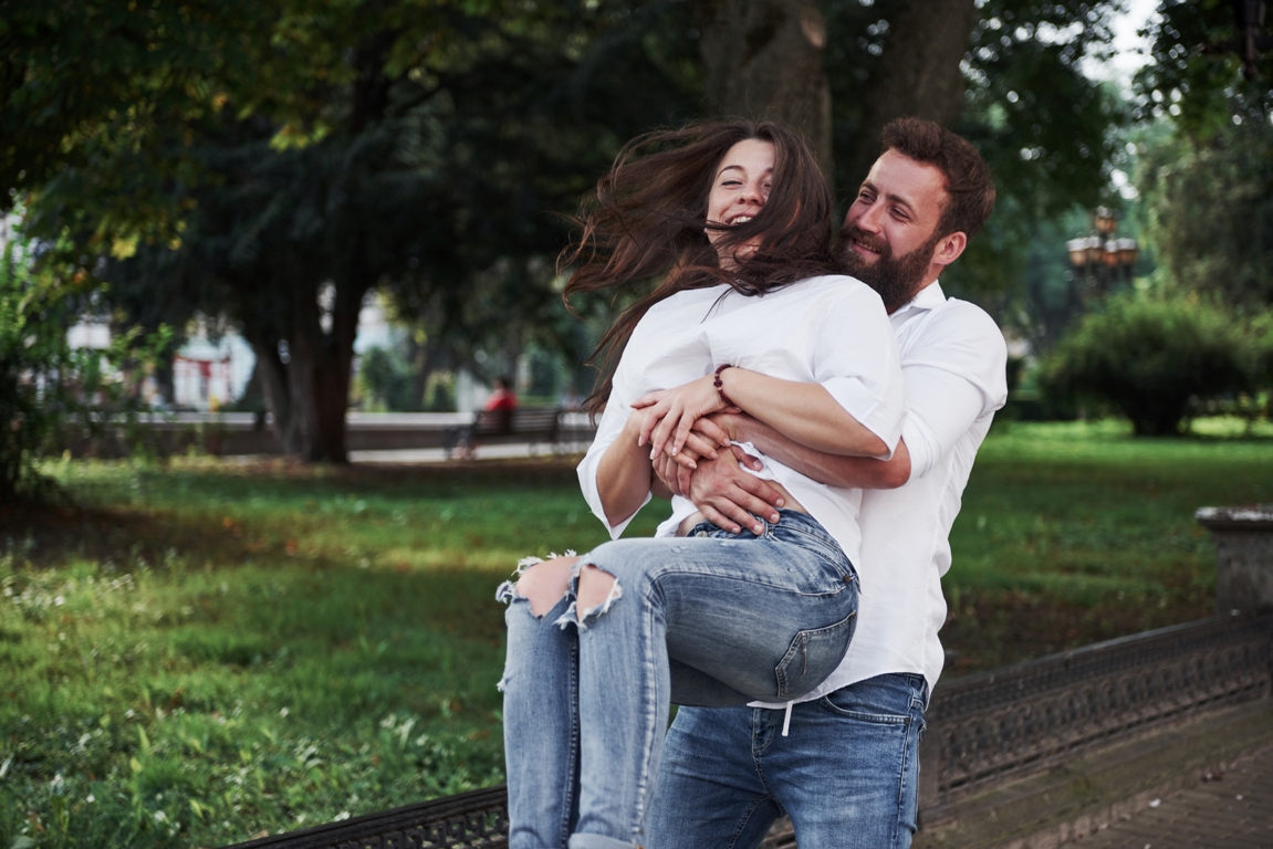 Couple enjoying a moment together