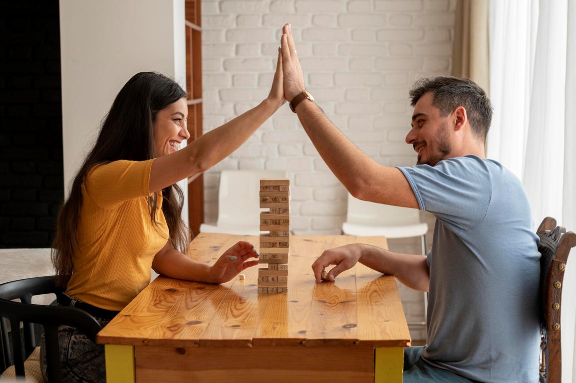 Couple building trust through consistent actions