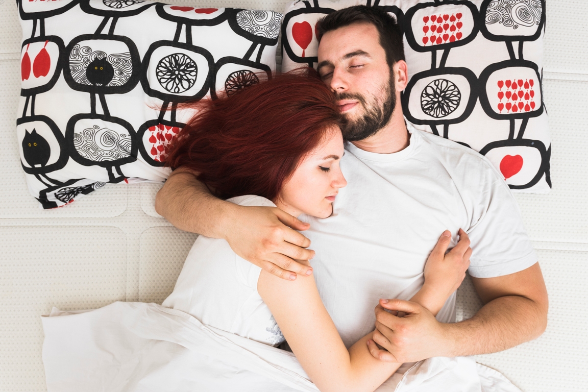 Couple feeling emotionally connected after debunking sexless relationship myths